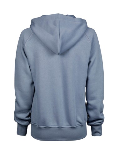 TEE-5436-Womens Fashion Full Zip Hood